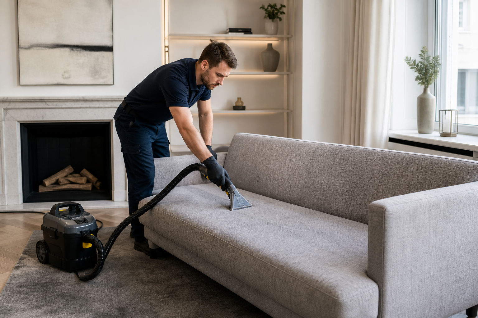 Foto bij Bankreiniging aan huis Den Haag: handige checklist voor bewoners